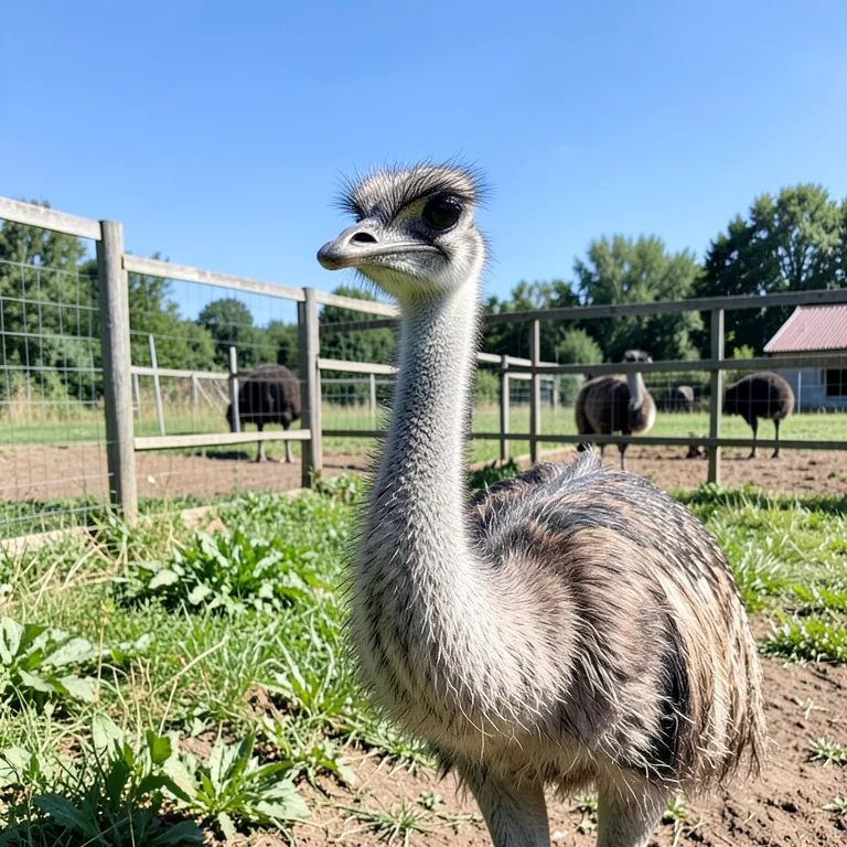 Jak chovat pštrosy emu a jejich potřeby - ilustrační foto