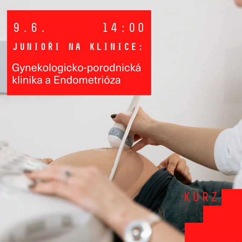 Ultrazvukové vyšetření břicha u pacientky na gynekologicko-porodnické klinice.